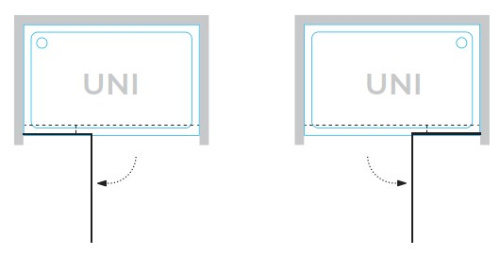 Душевая дверь Kolpa-San Andromeda N 160 silver brill transparent 516740