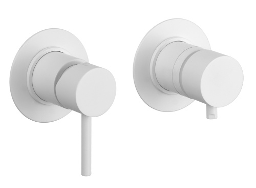 Смеситель для душа Remer X Style X96BO, белый матовый