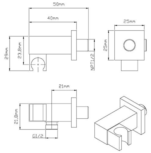 Душевая система Vincea VSFW-321MT1GM