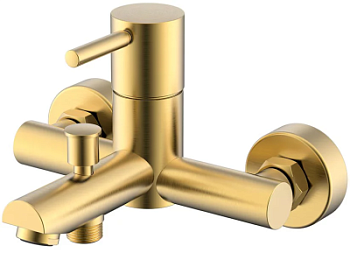 Смеситель для ванны Nemo Round NM-2355BG brush gold