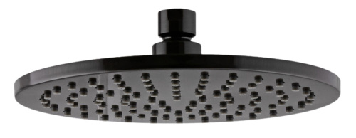 Верхний душ с шарнирным соединением 20 см Remer 359MM20CFPX, черный брашированный хром