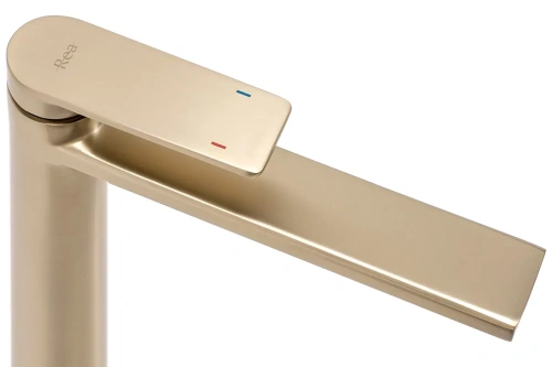 Смеситель для умывальника Rea Verso Brush Gold B6564