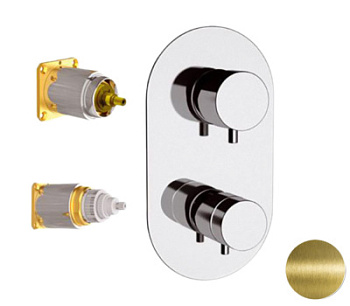 Смеситель для душа Remer Elegance NT93KBVO, бронза