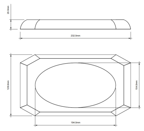 Лоток для расчёсок Decor Walther Kristall KS 0924081
