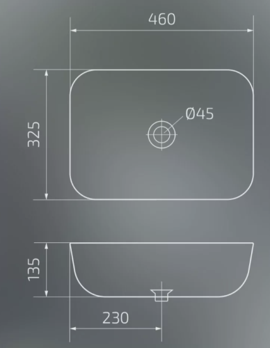 Умывальник Gid D1333