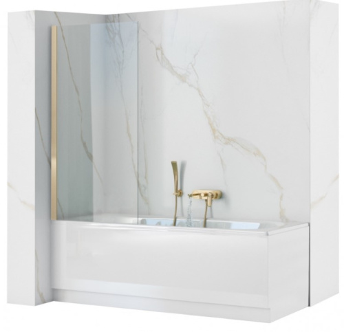 Шторка на ванную Rea Elegant Gold 80 W5601