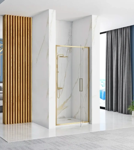 Душевая дверь Rea Rapid Swing 90 gold matt K2502
