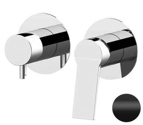 Смеситель для душа Remer Slash SL93ZPNO, черный матовый