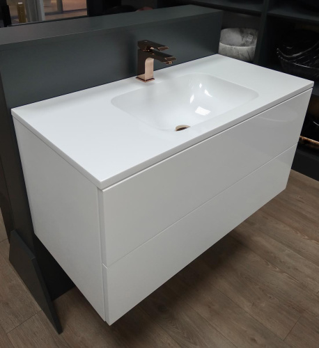 Тумба подвесная Vela Бланка 100П (открывание нажатием) TU27074