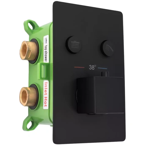 Душевая система Rea Fenix davis black P6357