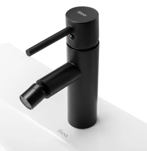 Смеситель для биде Rea Tess Black B5006