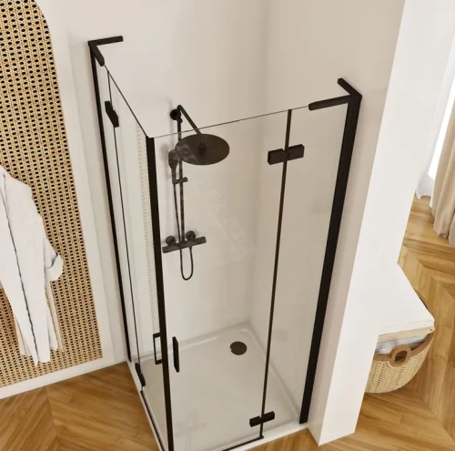 Душевой уголок Rea Hugo Double black 100x100 K6602