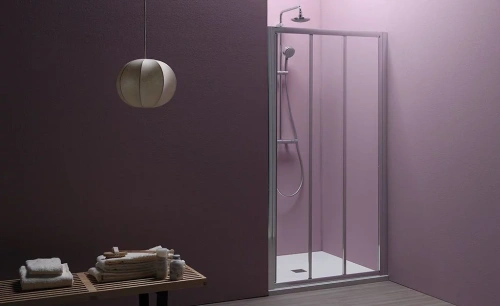 Душевая дверь Kolpa-San Luna TV3D/S 100 silver transparent 510670