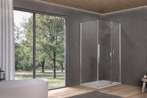 Душевая дверь Kolpa-San Polaris D 90-R silver brill transparent 515440