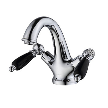 Смеситель для умывальника Caprigo Adria-classic Black Edition 03B-520-CRM