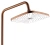 Душевая система Rea Storm copper brush P3000