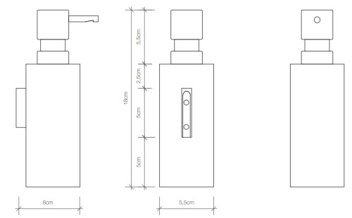 Дозатор для мыла Decor Walther Mikado WSP 0521182