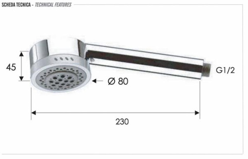 Ручной душ Remer 321HGX