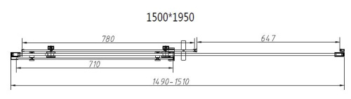 Душевой уголок Vincea Como-N VSR-4CN8015CL