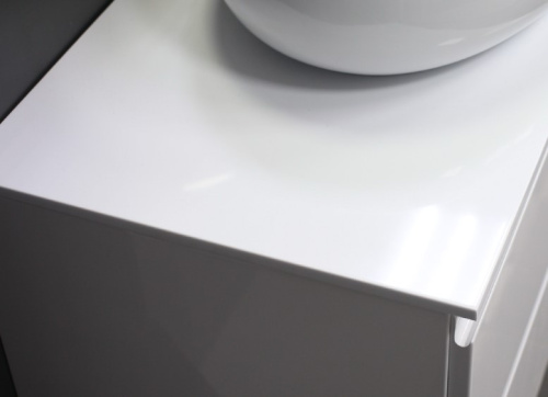 Столешница из акрилового камня 600*355*12 белый глянец