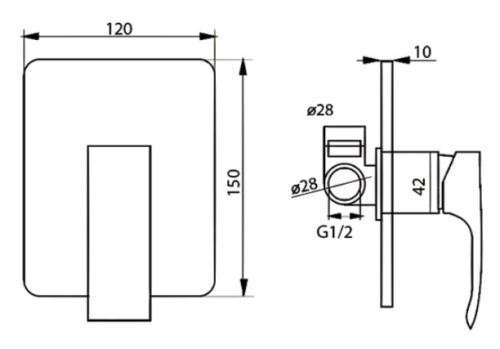 Гигиенический душ Ahti Rauma RM305217