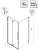 Душевая дверь Kolpa-San Polaris Fold D 100-L silver brill transparent 516190