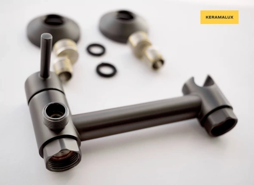 Гигиенический душ CeramaLux DRS/008 вороненая сталь