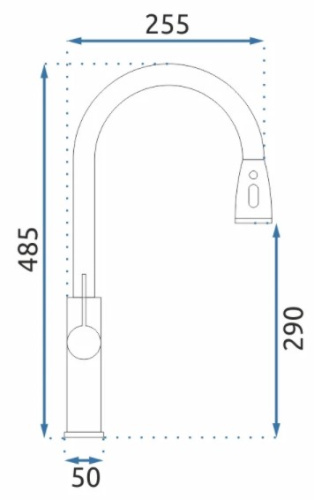 Смеситель для мойки Rea Nest Black matt B2057