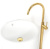 Смеситель для умывальника Rea Ortis Gold B4890