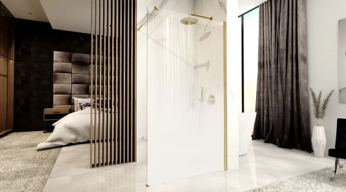 Душевая стенка Rea Aero Ombre white 90x195 K2463