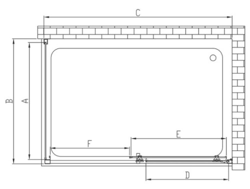 Душевой уголок Vincea Alpha VSR-3AL8012MT
