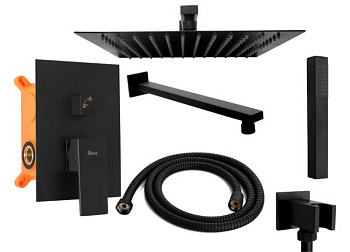Душевая система Rea Fenix Black P6920