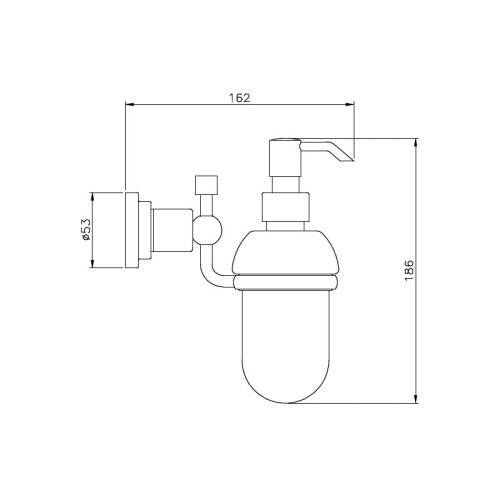 Дозатор для мыла Nicolazzi Monte Croce 1489CR27