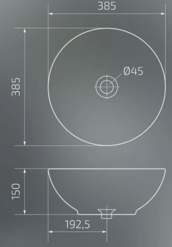 Умывальник Gid N9002
