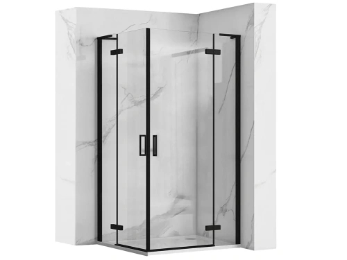 Душевой уголок Rea Hugo Double black 100x100 K6602