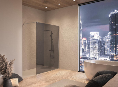 Душевая стенка Kolpa-San Calypso WO 140 silver brill graphite 517830