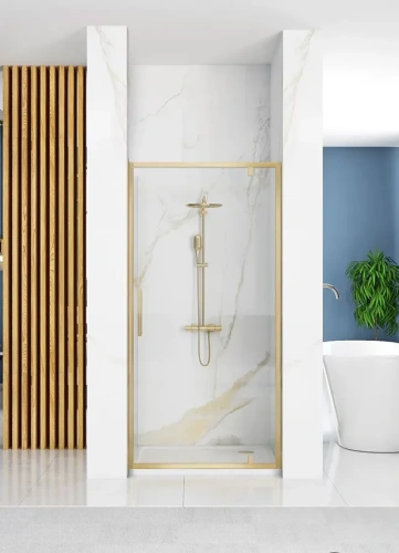 Душевая дверь Rea Rapid Swing 90 gold matt K2502