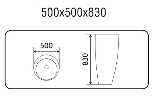 Умывальник CeramaLux B133B