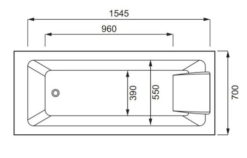 Ванна акриловая Jacob Delafon Sofa 170x70 E60518RU-00
