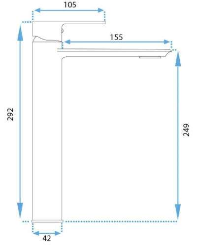 Смеситель для умывальника Rea Veneta gold B6419