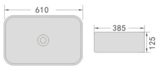 Умывальник Nemo 523YW matt white