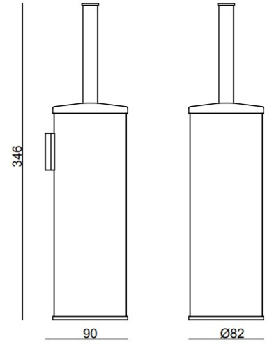 Ёршик настенный Carimali 99105-CR