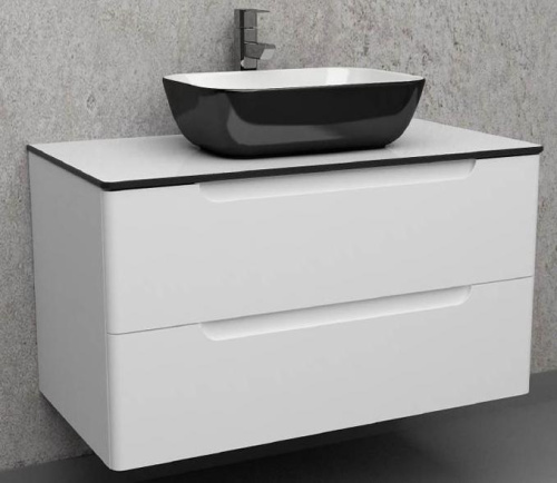 Тумба подвесная Vela Венеция 80П под столешницу белый матовый TU27064