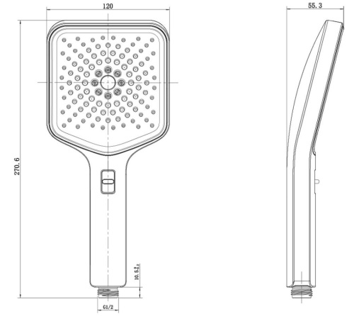 Душевая система Vincea VSFW-433TI4GM