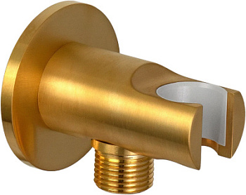 Держатель ручного душа с подключением Remer 337MBG, золото брашированное