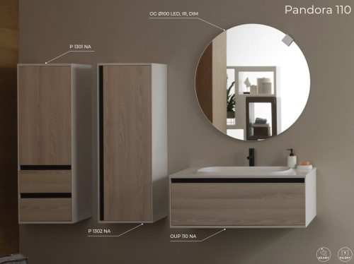 Пенал подвесной Kolpa-san Pandora P1302 45 ash navarra 514310