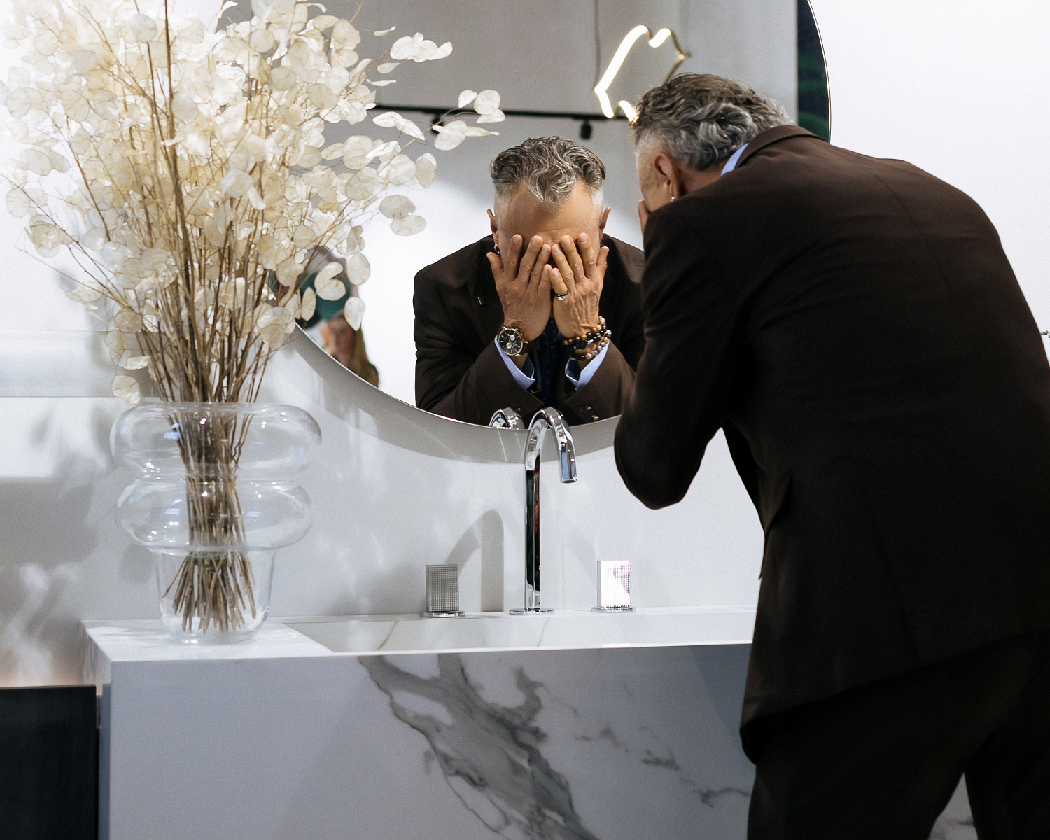 Съемка лица бренда Keramalux Premium.