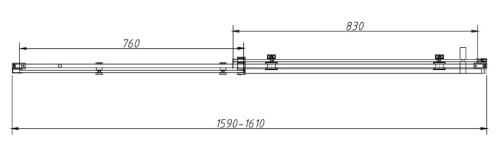 Душевой уголок Vincea Como-N VSR-4CN8016CLB