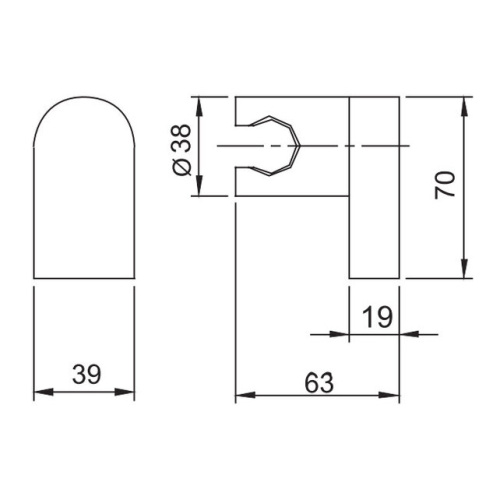Кронштейн Caprigo 99-551-CRM