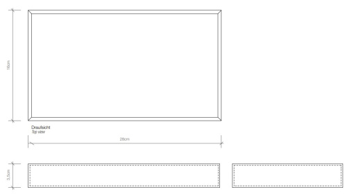 Лоток Decor Walther Brownie TAB L 0930160